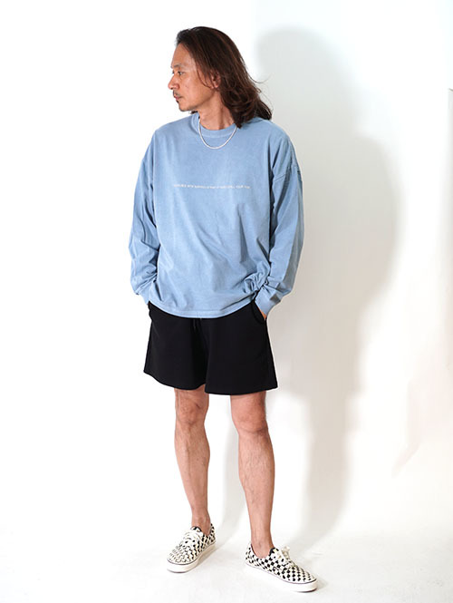 SALVAGE PUBLIC Surfing Pigment L/S Tee - Ocean Blue