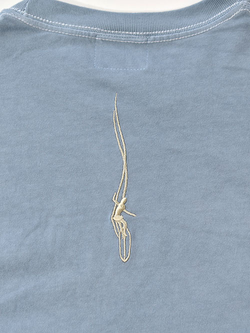 SALVAGE PUBLIC Surfing Pigment L/S Tee - Ocean Blue