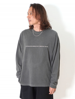 SALVAGE PUBLIC  Surfing Pigment L/S Tee - Vintage Black