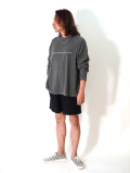 SALVAGE PUBLIC  Surfing Pigment L/S Tee - Vintage Black