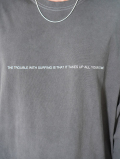 SALVAGE PUBLIC  Surfing Pigment L/S Tee - Vintage Black