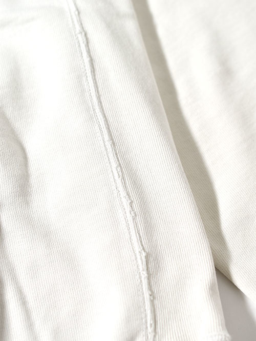 REMI RELIEF SP Vintage 加工裏毛クルーネック - Off White