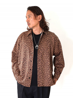 ILL ONE EIGHTY LEOPARD PLEAT SHIRT