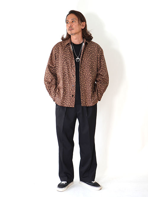 ILL ONE EIGHTY LEOPARD PLEAT SHIRT