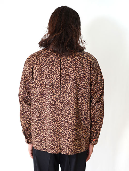 ILL ONE EIGHTY LEOPARD PLEAT SHIRT