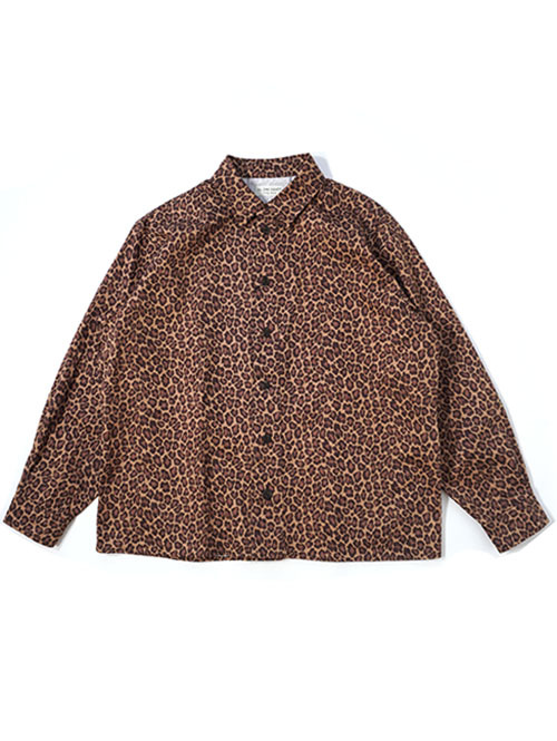 ILL ONE EIGHTY LEOPARD PLEAT SHIRT