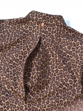 ILL ONE EIGHTY LEOPARD PLEAT SHIRT