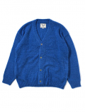 MALIBU FARM  SHAGGY KNIT CARDIGAN - Blue