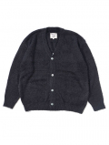 MALIBU FARM  SHAGGY KNIT CARDIGAN - Black