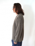 MALIBU FARM SAFARI掲載 SHAGGY KNIT CARDIGAN - Gray
