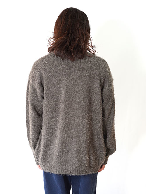 MALIBU FARM SAFARI掲載 SHAGGY KNIT CARDIGAN - Gray