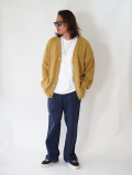 MALIBU FARM SAFARI掲載 SHAGGY KNIT CARDIGAN - Mastard