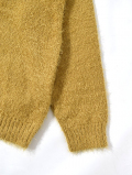 MALIBU FARM SAFARI掲載 SHAGGY KNIT CARDIGAN - Mastard
