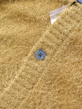 MALIBU FARM SAFARI掲載 SHAGGY KNIT CARDIGAN - Mastard