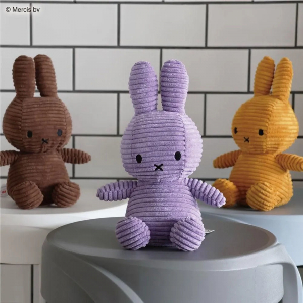 Miffy 【ミッフィー】corduroy 23 cm　ミッフィー　コーデュロイ　ぬいぐるみ　
