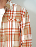 NORTH FACE  USA ネルチェックシャツ - Beige