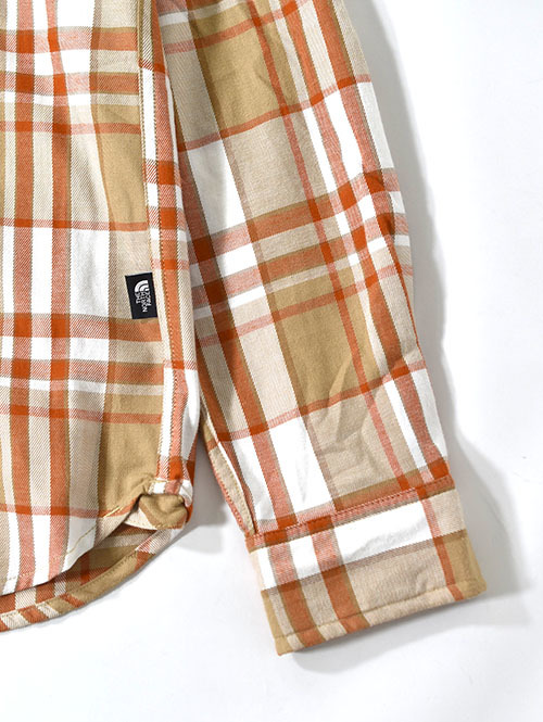 NORTH FACE USA ネルチェックシャツ - Beige