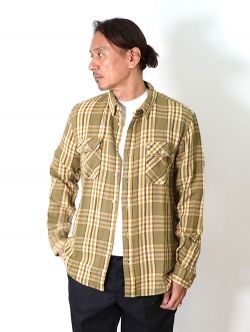 LEVI'S VINTAGE CLOTHING Flannel Shirts（Olive）