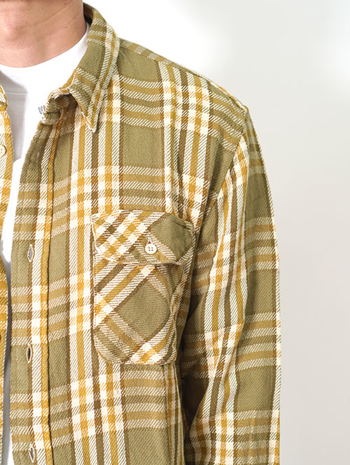 LEVI'S VINTAGE CLOTHING Flannel Shirts（Olive）