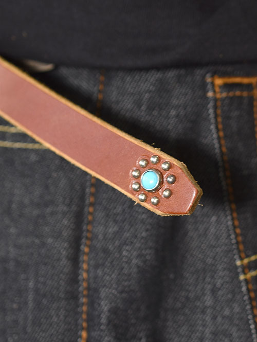 HTC 25周年記念 1POINT  END   FLOWER STONE  0. 75(L.Brown/Turquoise)