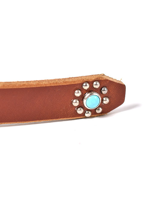 HTC 25周年記念 1POINT  END   FLOWER STONE  0. 75(L.Brown/Turquoise)