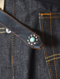 HTC 25周年記念 1POINT  END   FLOWER STONE  0. 75(Black/Turquoise)