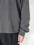 LOS ANGELES APPAREL  カスタム 6.5oz ヘビーウエイト ロングスリーブTシャツ - Vintage Black