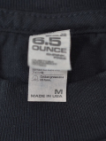 LOS ANGELES APPAREL  カスタム 6.5oz ヘビーウエイト ロングスリーブTシャツ - Black