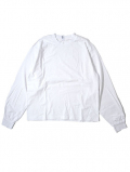 LOS ANGELES APPAREL  カスタム 6.5oz ヘビーウエイト ロングスリーブTシャツ - White