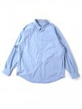 LA MOND  COTTONY CREASED SHIRT - Aqua Blue