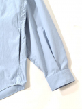 LA MOND  COTTONY CREASED SHIRT - Aqua Blue