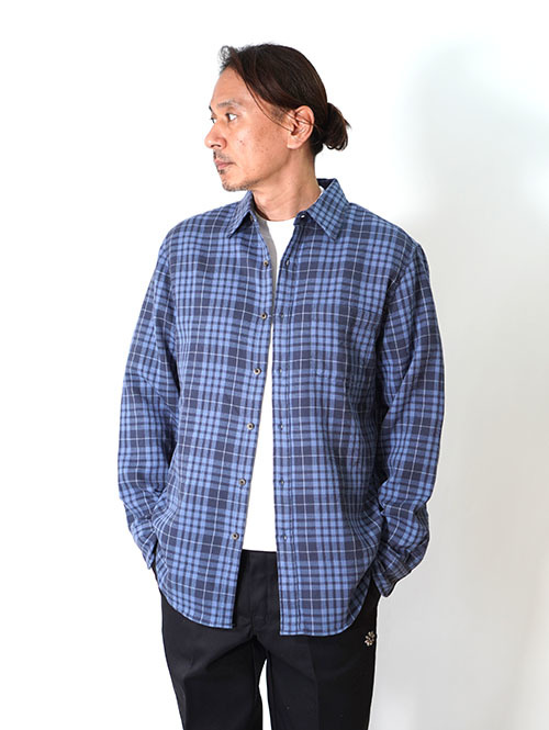 J・CREW Check Waffle Shirt