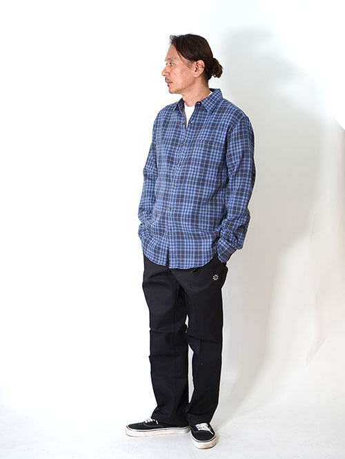 J・CREW Check Waffle Shirt
