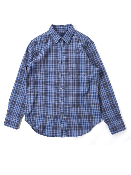 J・CREW Check Waffle Shirt