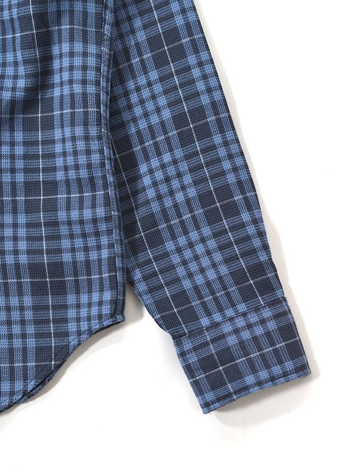 J・CREW Check Waffle Shirt