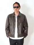 Levi's USA Faux Leather Trucker Jacket