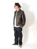 Levi's USA Faux Leather Trucker Jacket