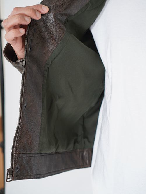 Levi's USA Faux Leather Trucker Jacket