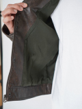 Levi's USA Faux Leather Trucker Jacket