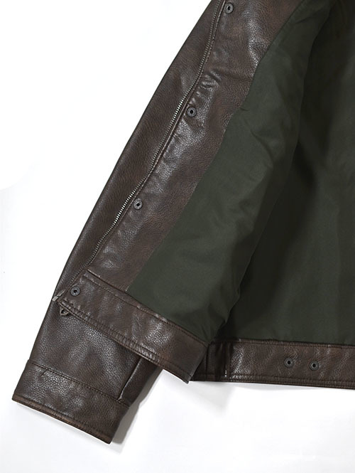 Levi's USA Faux Leather Trucker Jacket