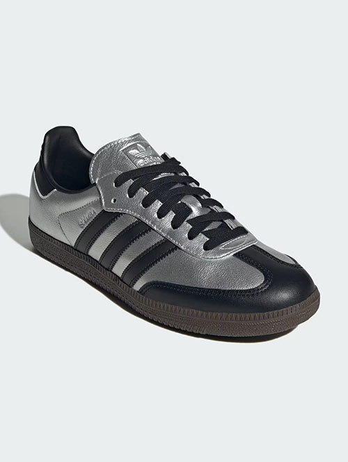 Adidas Originals SAMBA OG  (KI8464) Silver Metallic / Core Black