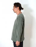 GRAB IN HOLLYWOOD Heavy Weight Relax Fit Bracelet Sleeve -  Pigment Olive