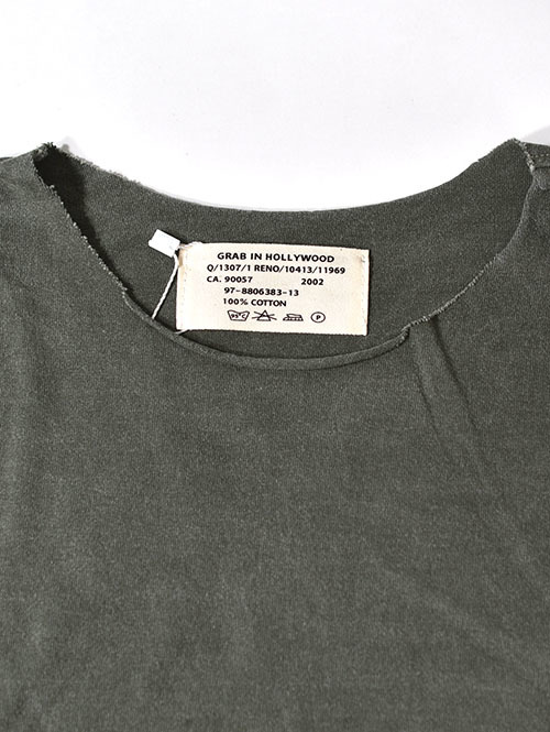 GRAB IN HOLLYWOOD Heavy Weight Relax Fit Bracelet Sleeve - Pigment Olive