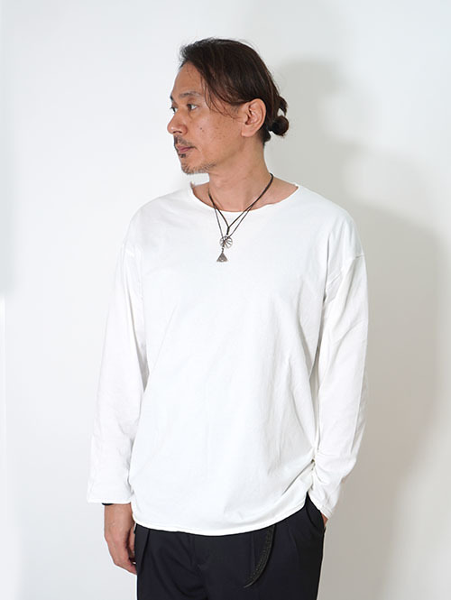 GRAB IN HOLLYWOOD Heavy Weight Relax Fit Bracelet Sleeve - White