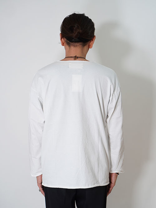 GRAB IN HOLLYWOOD Heavy Weight Relax Fit Bracelet Sleeve - White