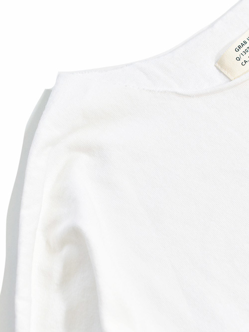 GRAB IN HOLLYWOOD Heavy Weight Relax Fit Bracelet Sleeve - White