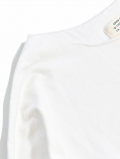 GRAB IN HOLLYWOOD Heavy Weight Relax Fit Bracelet Sleeve - White
