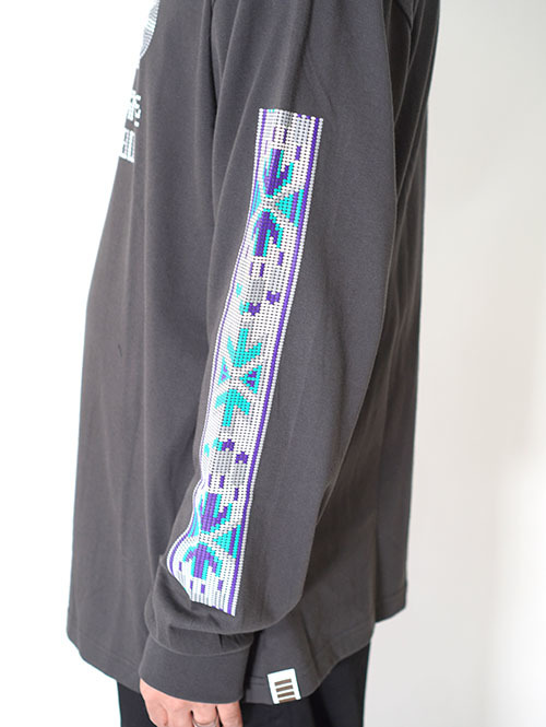 ILL ONE EIGHTY -"DINE" L/S TEE　Black