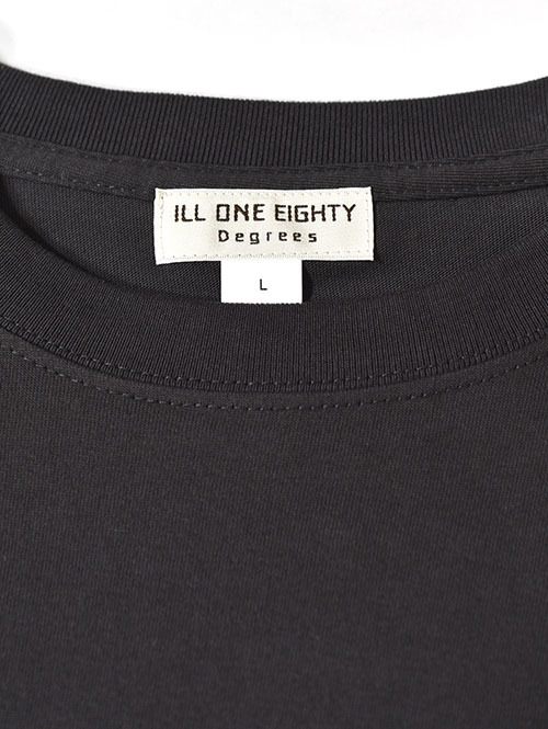 ILL ONE EIGHTY -"DINE" L/S TEE　Black