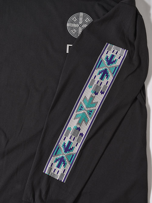 ILL ONE EIGHTY -"DINE" L/S TEE　Black